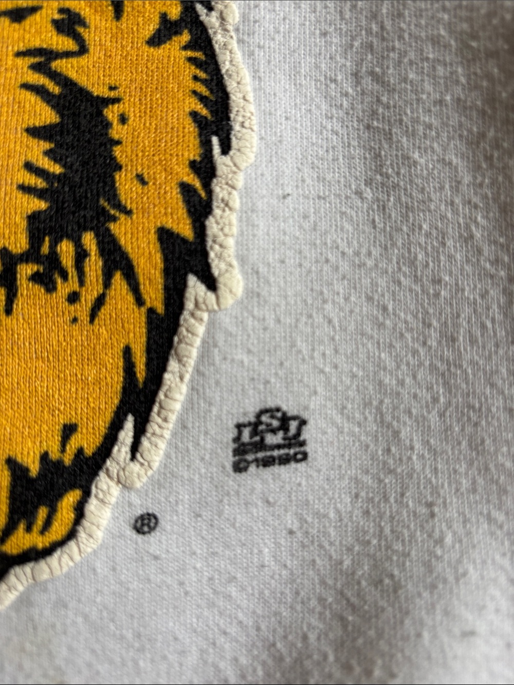Vintage Panthers Graphic Crewneck Sweatshirt - White - Picture 4 of 5